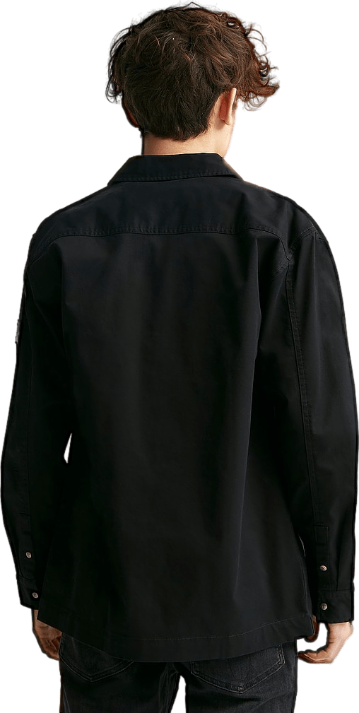Micro Branding Over Shirt Ck Black