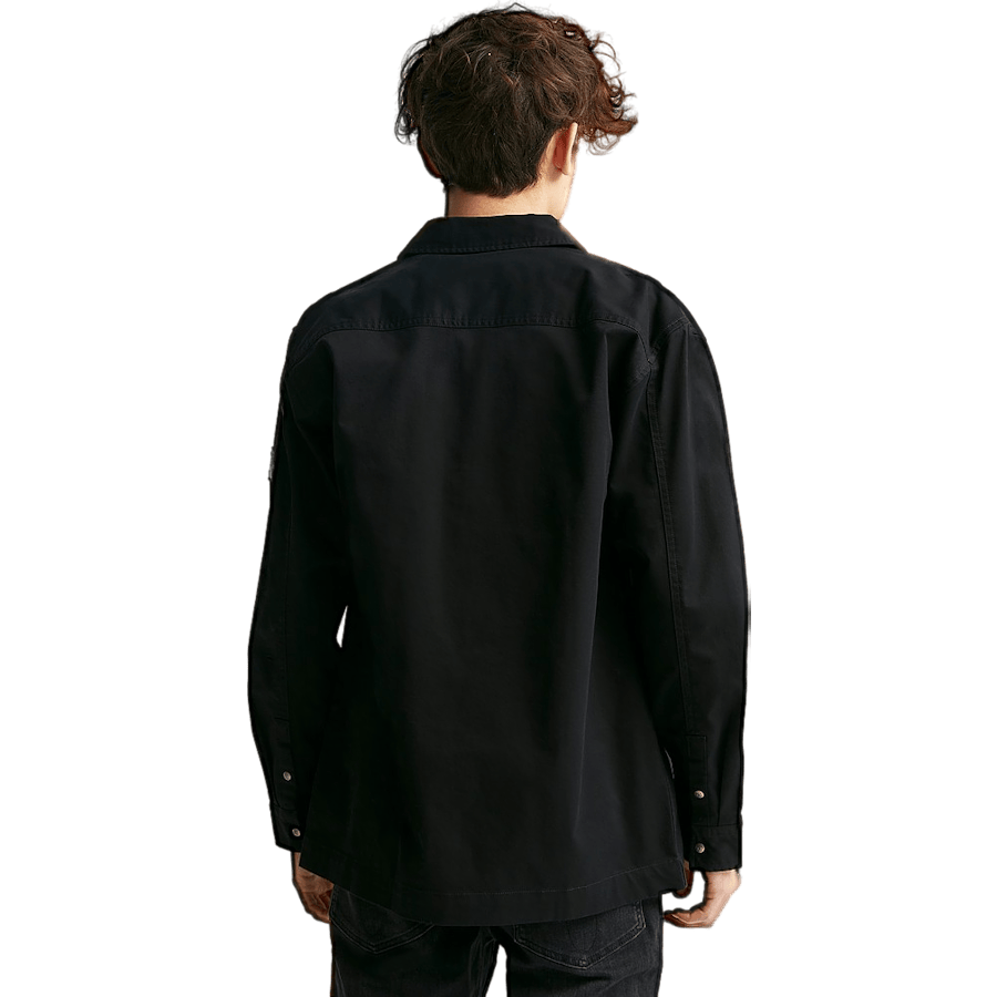Micro Branding Over Shirt Ck Black