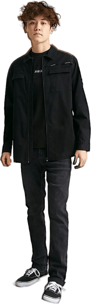 Micro Branding Over Shirt Ck Black - Bild 2