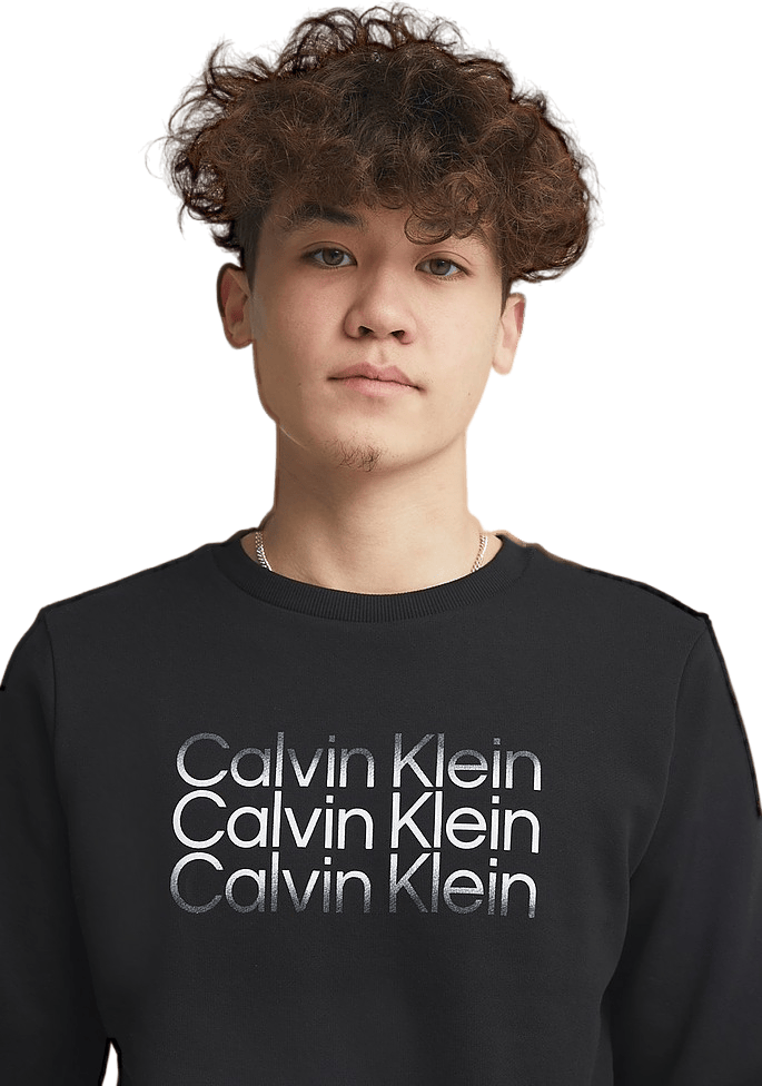 Inst. Cut Off Logo Sweatshirt Beh - Ck Black