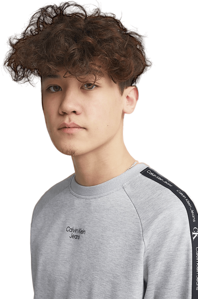 Punto Logo Tape Sweatshirt Pz2 – Light Grey Heather