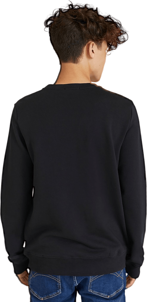 Monogram Logo Sweatshirt Ck Black