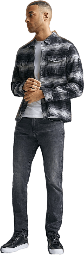 Cotton Check Overshirt Check