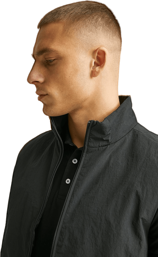 Crinkle Nylon Vest Ck