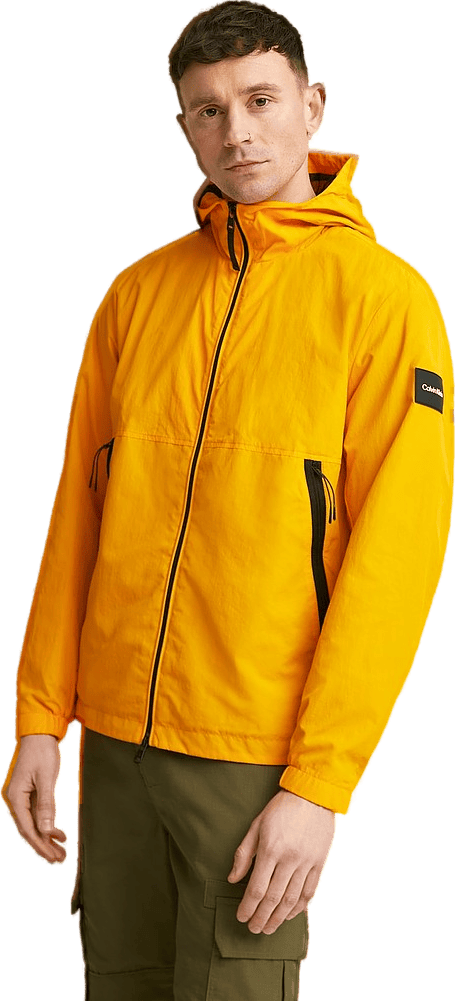 Crinkle Nylon Blouson W. Hood Flash