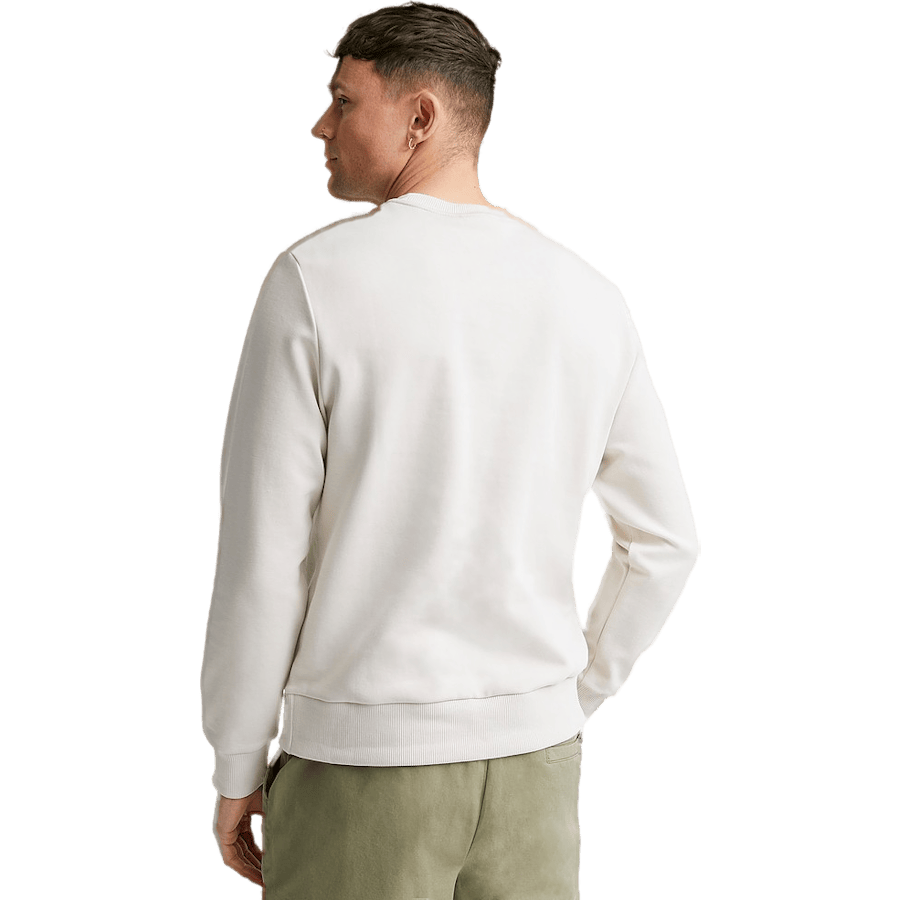 Interlock Micro Logo Sweatshir Stony Beige