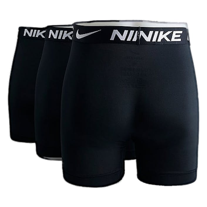 Boxer Brief Long 3pk, Male, Vaatteet, Alusvaatteet, Treeni, Musta, S