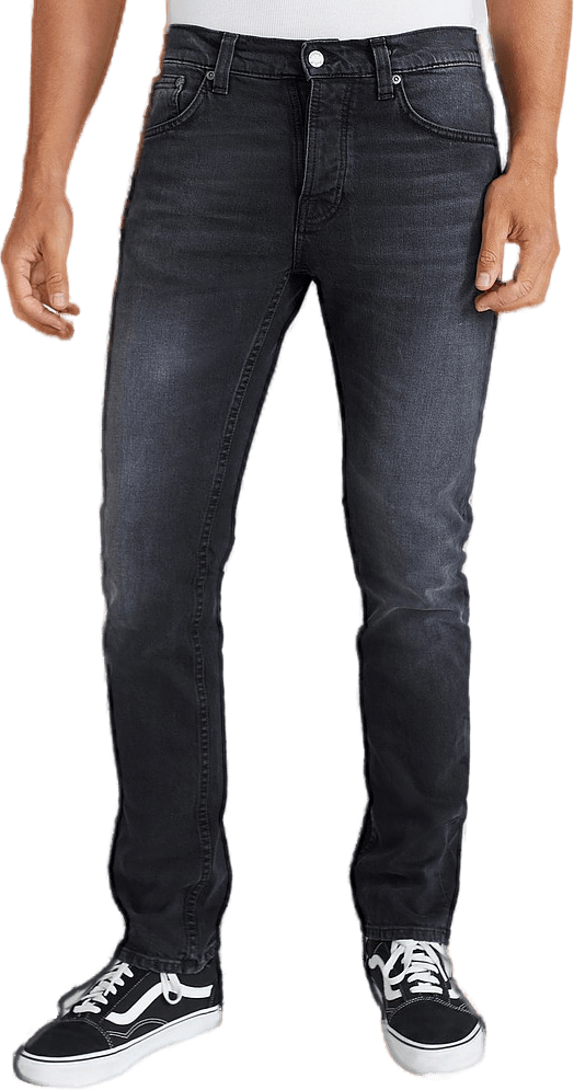 Nudie Jeans Grim Tim Dark Cove, Male, Kläder, Bottoms, 33"/34"