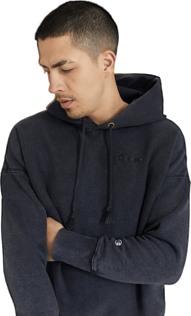Hooded Sweatshirt, Male, Klær, hettegensere og gensere, Blå, XL