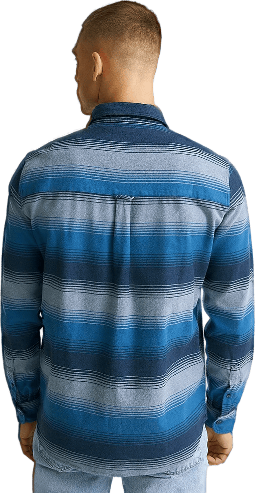 M Cotton Flannel Shirt 020 132 Stripe