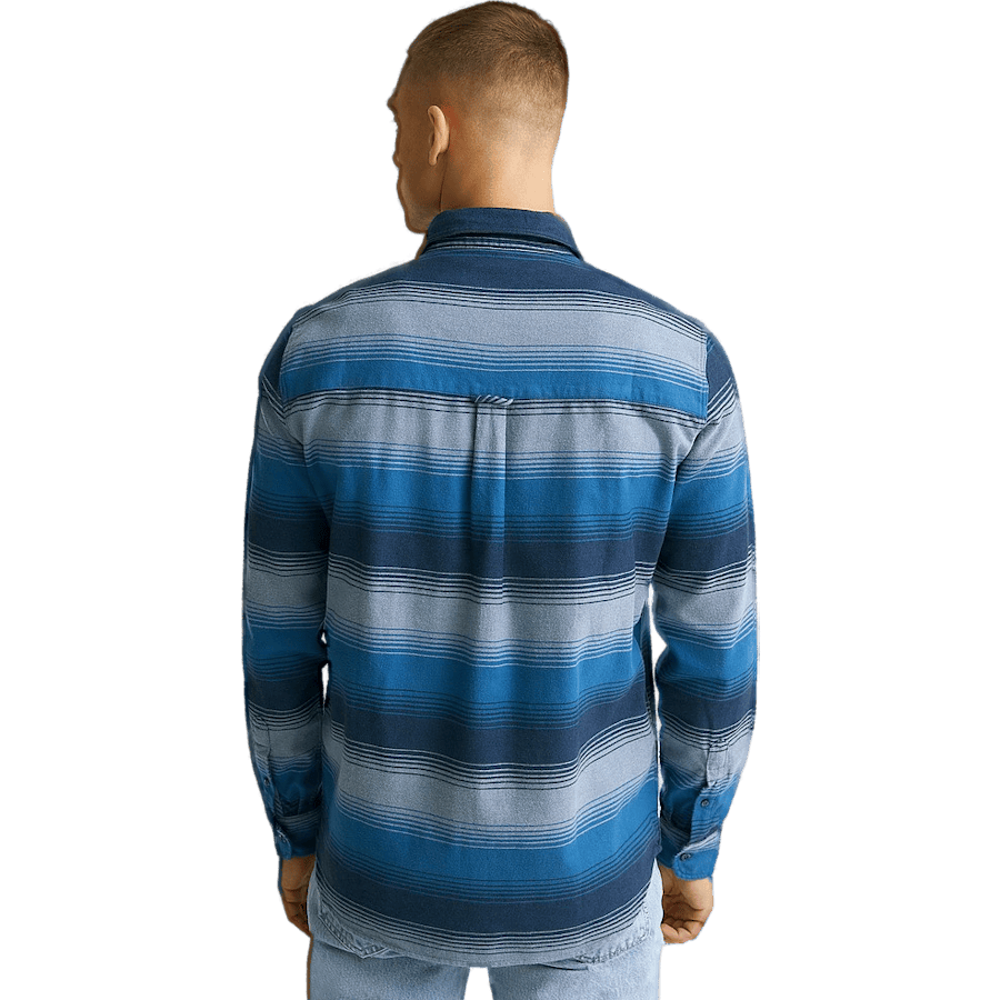 M Cotton Flannel Shirt 020 132 Stripe