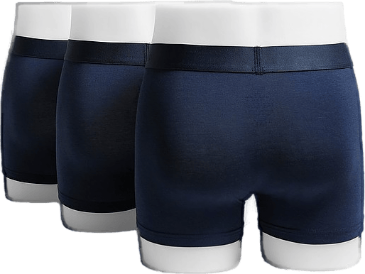 Boxer Trunk Bamboo 3-pack, Male, Klær, Undertøy, Blå, L