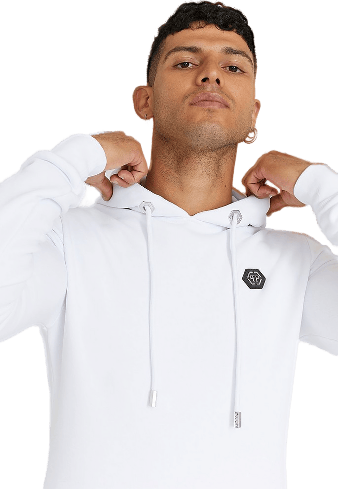 Hoodie Sweatshirt Istitutional 01 White