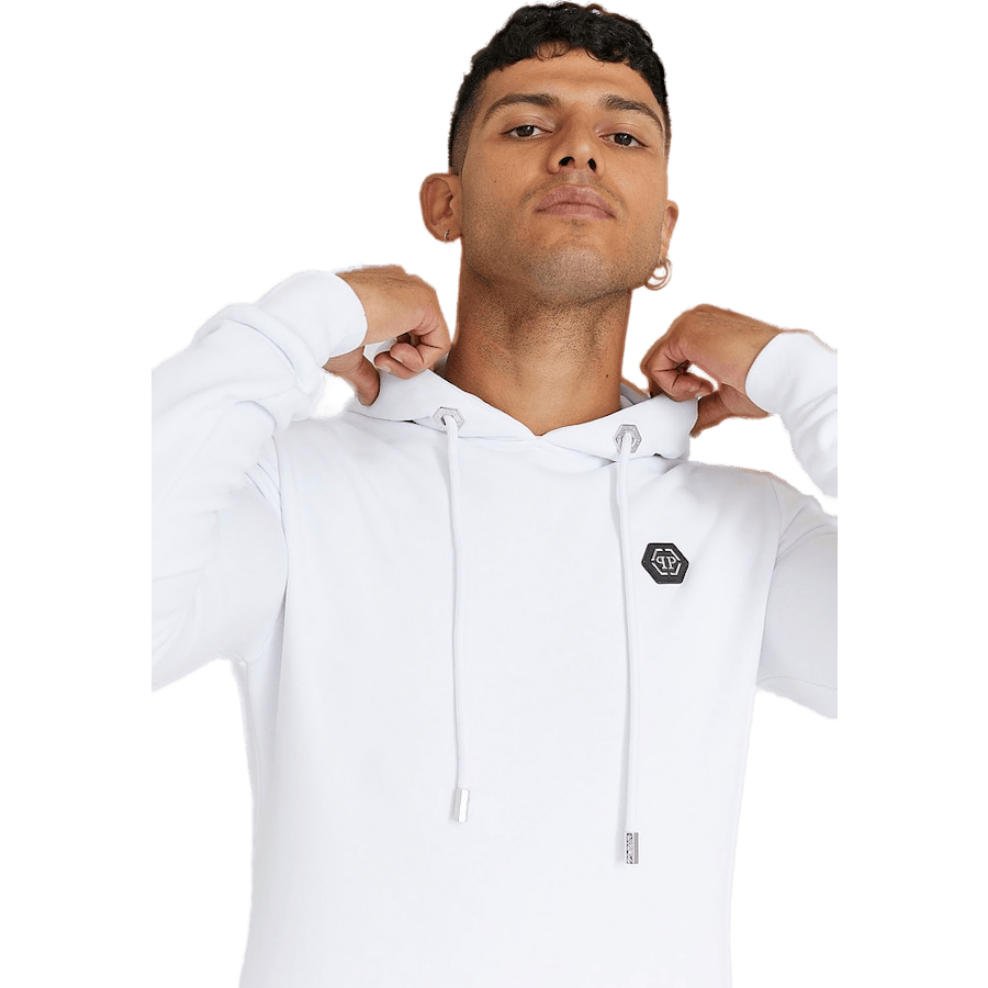 Hoodie Sweatshirt Istitutional 01 White