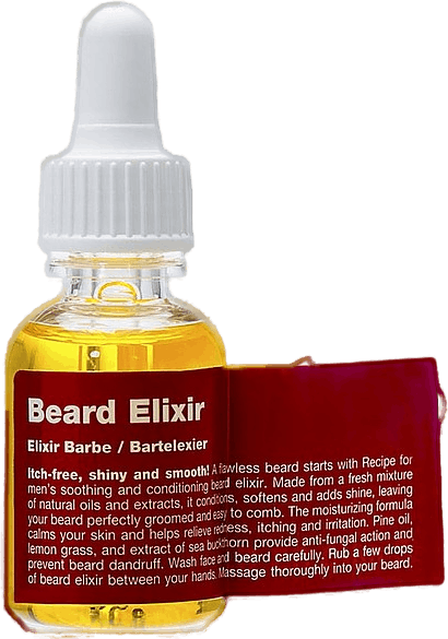 Beard Elixir, Male, varusteet, kauneus, läpinäkyvä, 25 ml