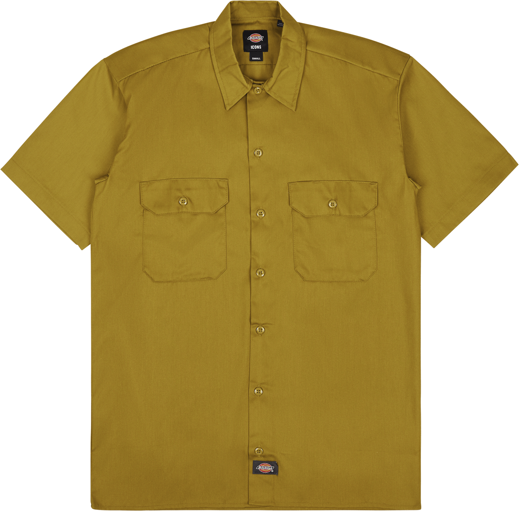 Work Shirt Ss Rec Green Moss