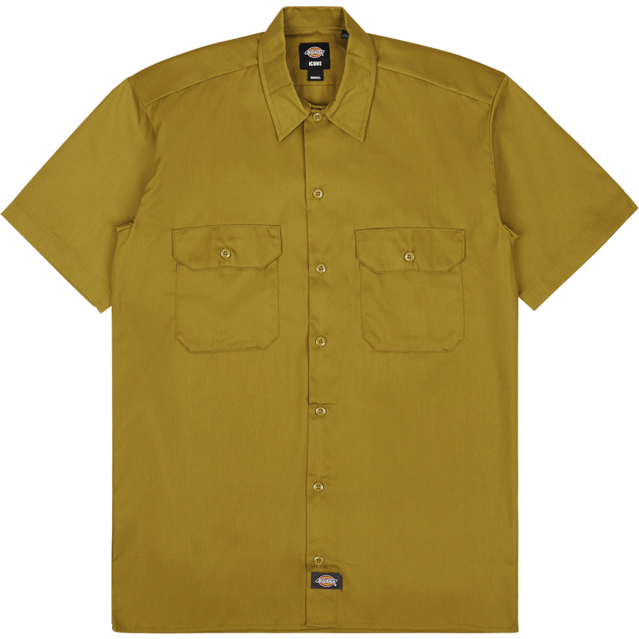 Work Shirt Ss Rec Green Moss