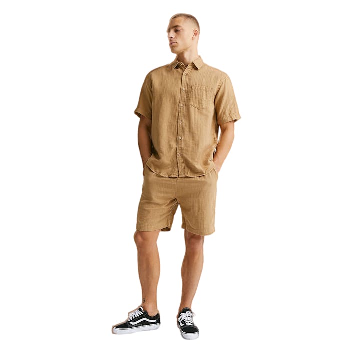 Join Shirt 118, Male, Apparels, Tops, Beige, S