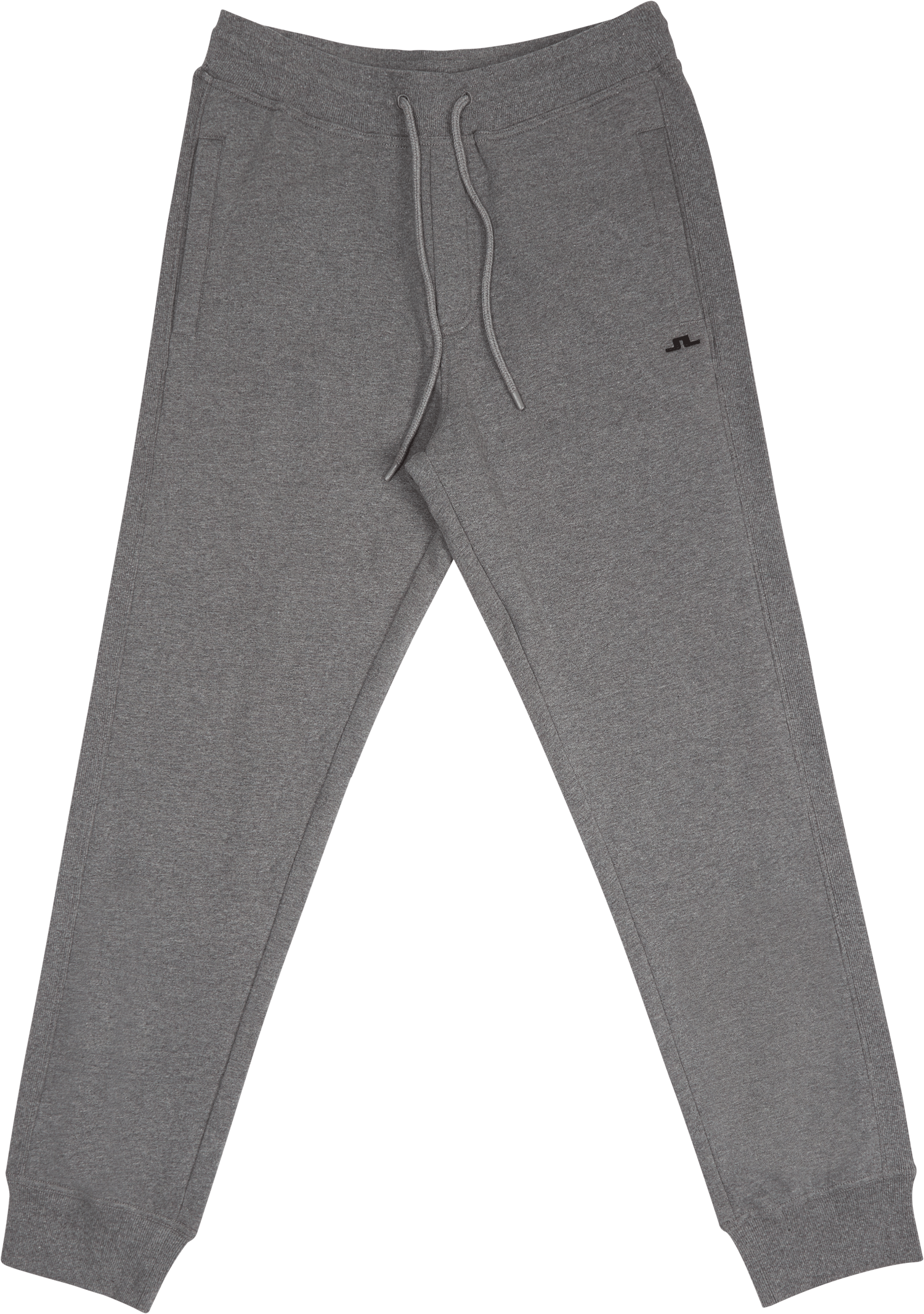 J.Lindeberg Cal Sweat Pant Mid, Male, Kläder, Bottoms, Grå, XL