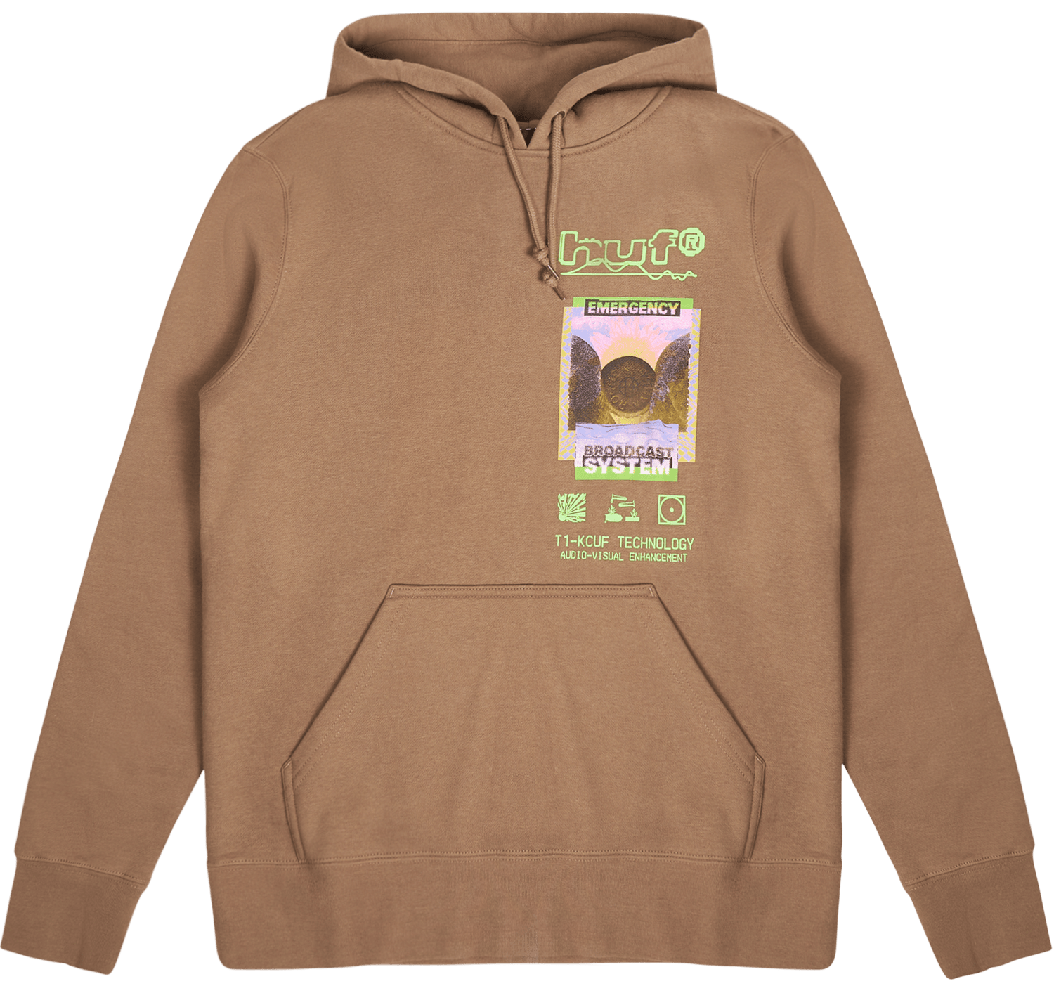 Emergency System P/o Hoodie Walnt