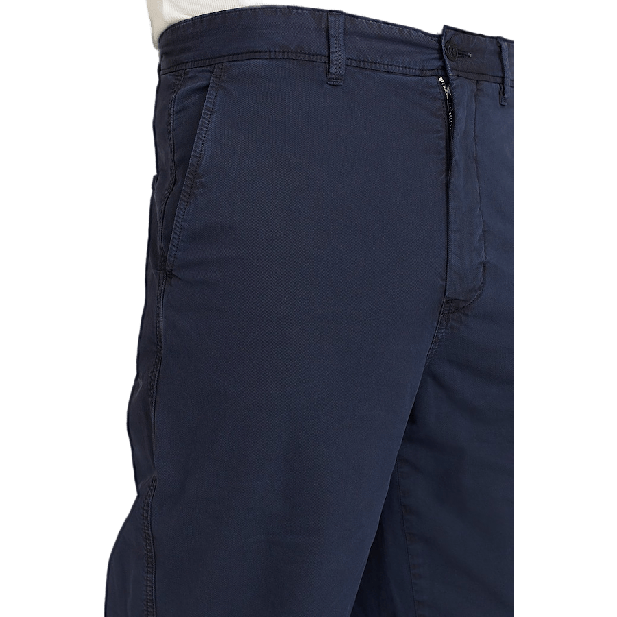 D2. Wide Leg Cotton Chinos Evening Blue