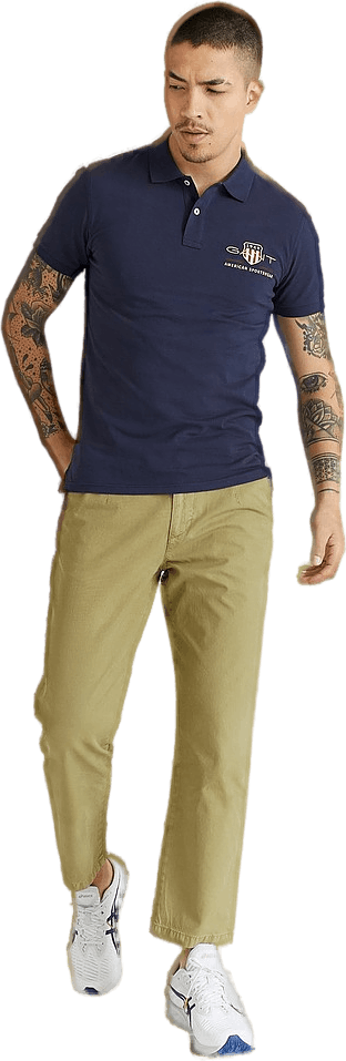 D1. Hugger Chinos Aloe Green, Male, Kläder, Bottoms, Flerfärgad, W29