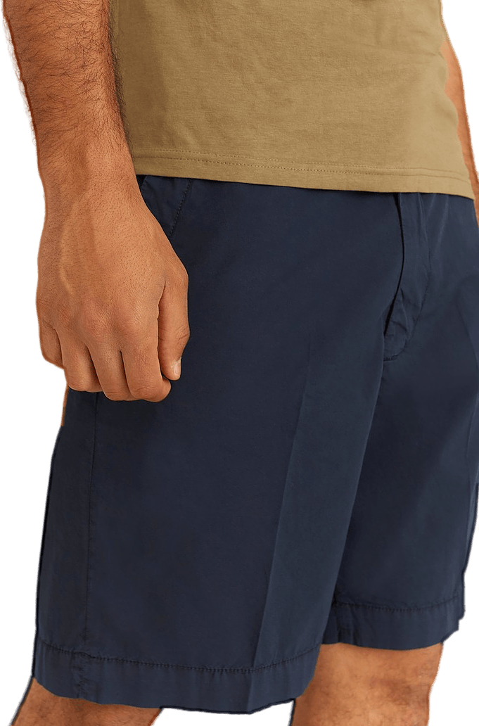 D1. Oversized Cotton Ds Shorts Evening Blue