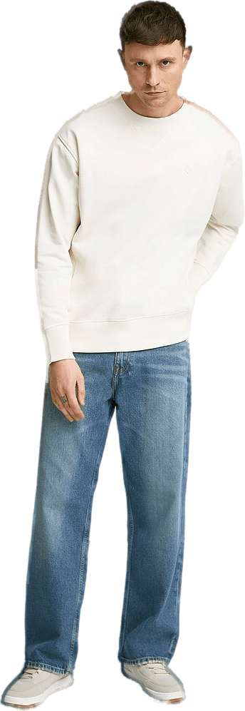 D1. Icon G Essential C-neck Sw Caulk White