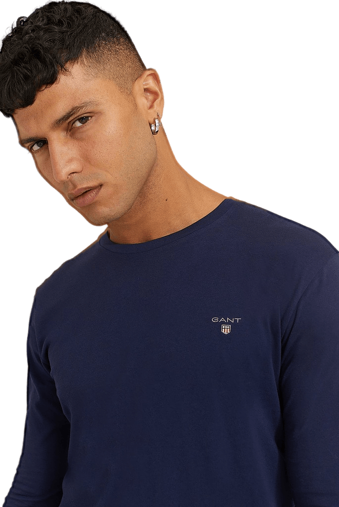 Original Ls T-shirt Evening, Male, Apparels, Tops, Blue, XL