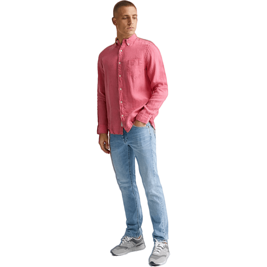 D2. Reg Ut Gmnt Dyed Linen Bd Blush Pink