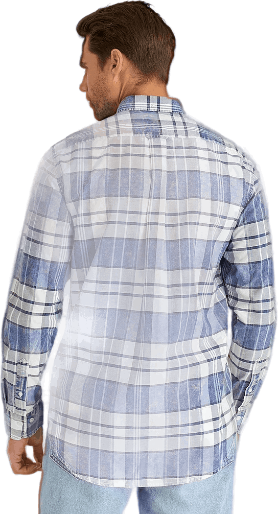 D2. Reg Bold Check Bd College, Male, Kläder, Tops, Flerfärgad, S