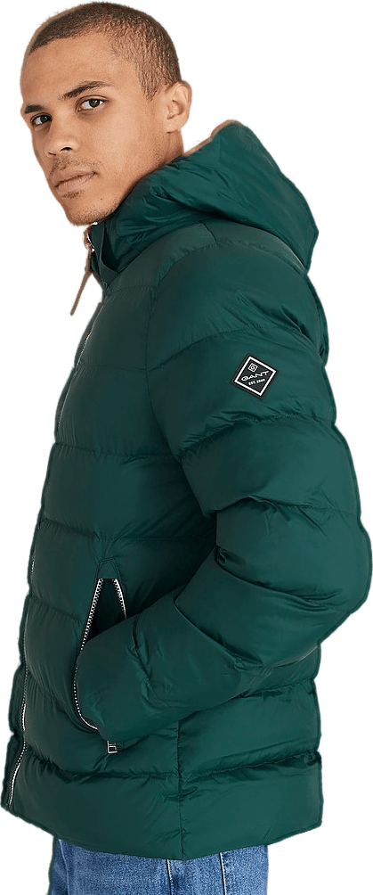 D1. Active Cloud Jacket Tartan Green - Bild 2