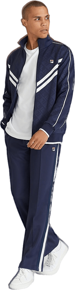 Men Tauri Track Jacket Black Iris-bright White - Bild 2