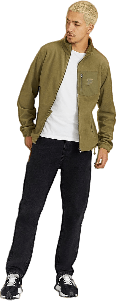 Men Paxton Fleece Jacket Burnt Olive