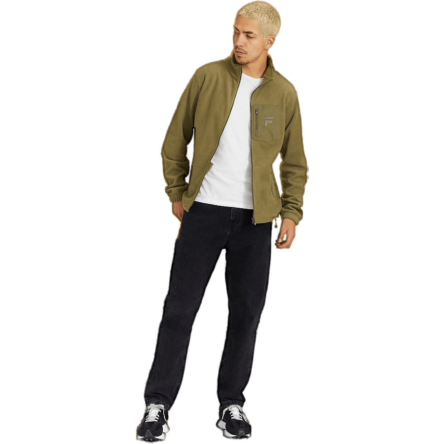 Men Paxton Fleece Jacket Burnt Olive