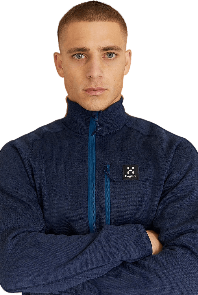 Risberg 1/2 Zip, Male, Kläder, hoodies och sweatshirts, Blå, XL