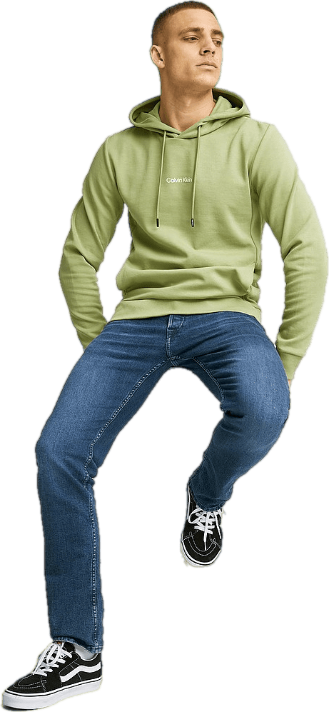 Interlock Micro Logo Hoodie Sage - Bild 3