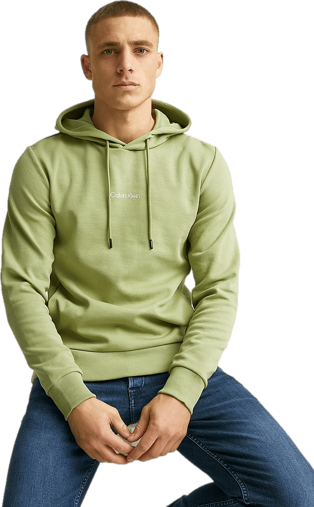 Interlock Micro Logo Hoodie Sage - Bild 4