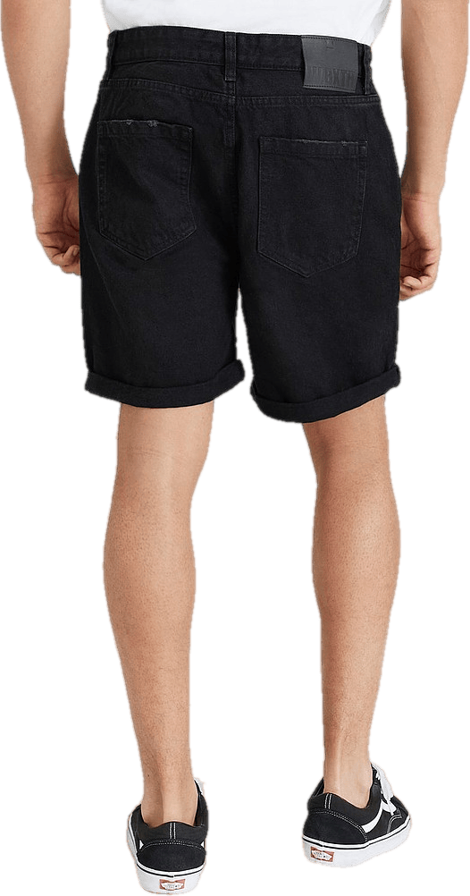 Ripped Denim Shorts Wash