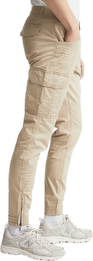 Cargo Trousers, Male, Apparels, Bottoms, Beige, L