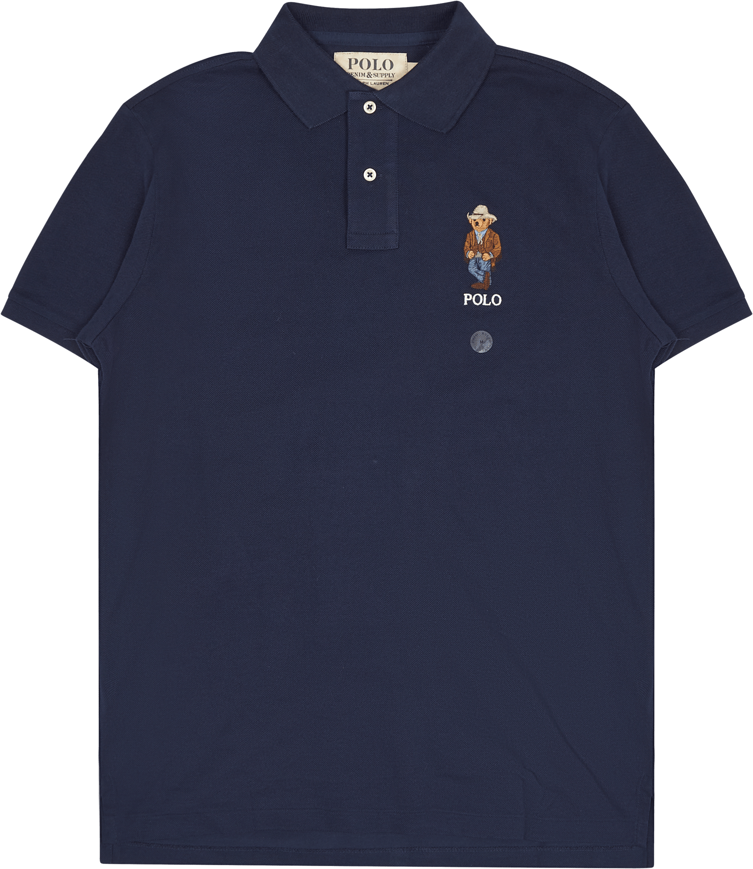 Polo Ralph Lauren Cowboy Bear Polo Shirt 001 Cruise, Male, Odevy, Tops, Modrá, S