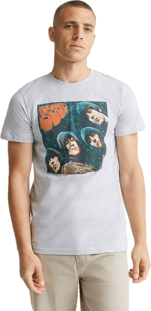 T-shirt Stockholm Rubber Soul Grey Melange - Bild 3