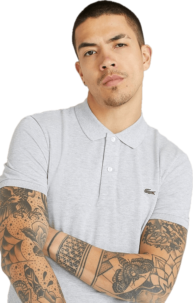 Slim Fit Polo Piké Cca Grey Melange