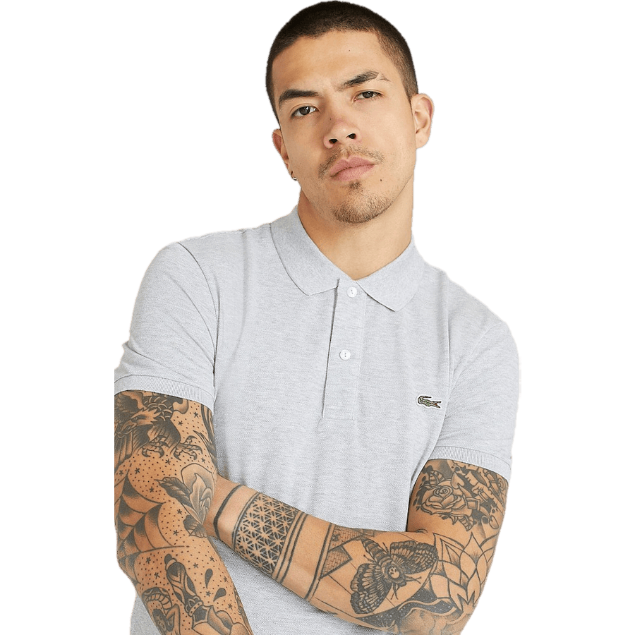 Slim Fit Polo Piké Cca Grey Melange
