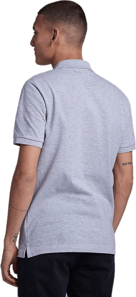 Slim Fit Polo Piké Cca Grey Melange - Bild 3