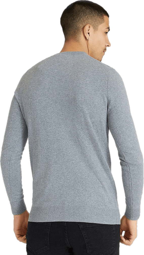 Cotton Merino V Neck Jumper Mid - Bild 2