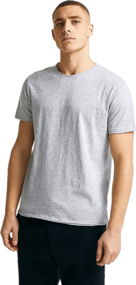 Raw Tee Gråmelange