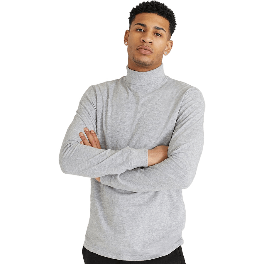 Favourite Roll Neck Grey Melange