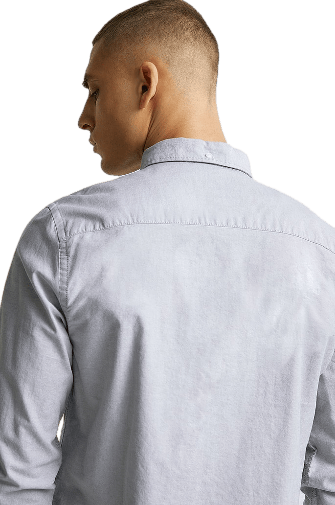 Melker Oxford Shirt Grey - Bild 2