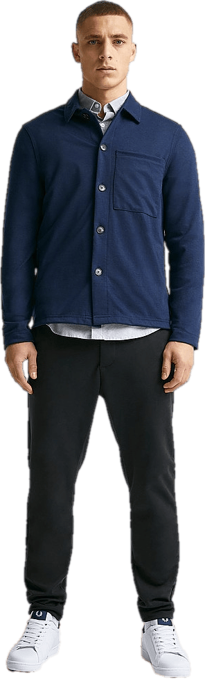 Melker Oxford Shirt Grey - Bild 4